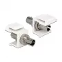 Delock 86348 Keystone-module ST Simplex-adapter, wit