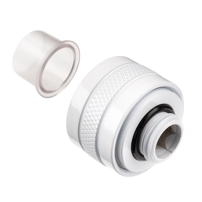 Alphacool Eiszapfen PRO 17484 16 mm HardTube-fitting G1/4, wit, 6 stuks