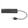 USB-hub Tellur Basic 4-poorts USB 2.0 — zwart, 4x USB-A-aansluitingen