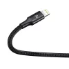 Baseus Rapid 3-in-1 USB-kabel 1,5 m USB A USB C/Micro USB A/Lightning zwart