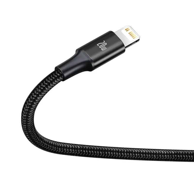 Baseus Rapid 3-in-1 USB-kabel 1,5 m USB A USB C/Micro USB A/Lightning zwart