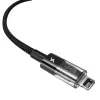 Baseus Gem USB-naar-IP 2,4A snellaadkabel 2 m Zwart