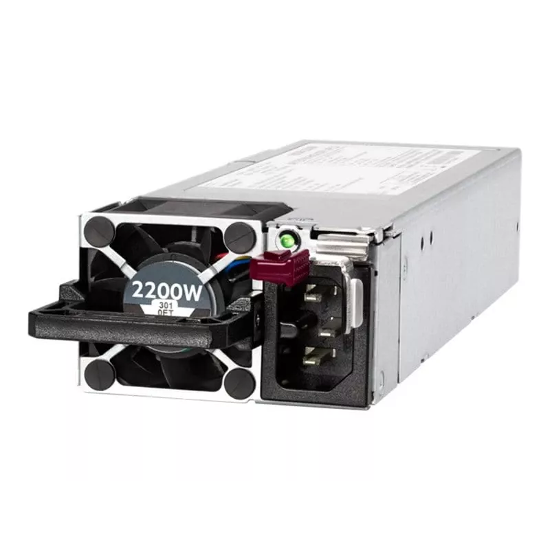 Hewlett Packard Enterprise HPE - voeding hot-plug (steekmodule) - Flex Slot - 80 PLUS Titanium - AC 200/240 V (P44712-B21)