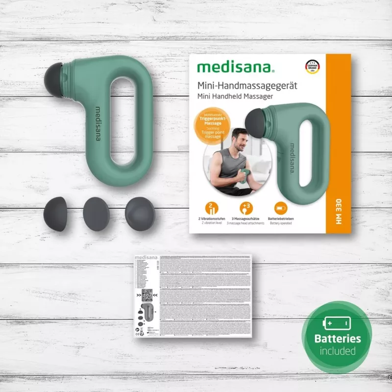 Medisana HM 330 massager universeel zwart, groen