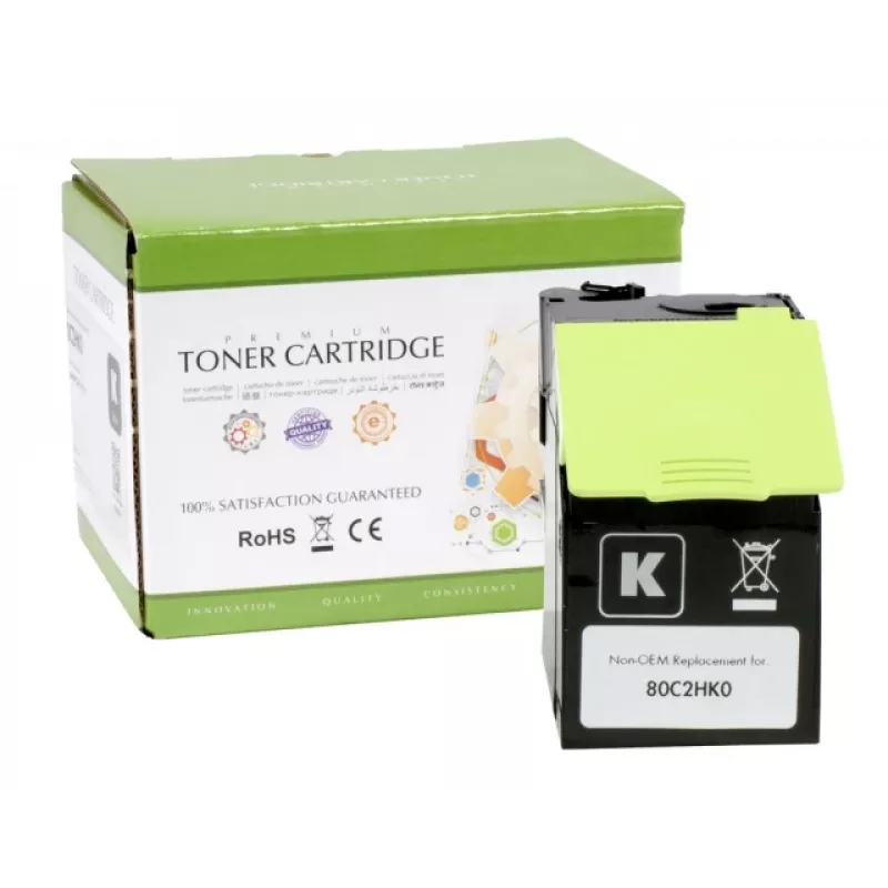 Compatibel Static-Control Lexmark 802HK, zwart, hoge capaciteit, 4000 pag. (80C2HC0)