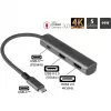 USB Type-C-hub Alcasa HUB-C002A 5000 Mbit/s HDMI USB 3.0