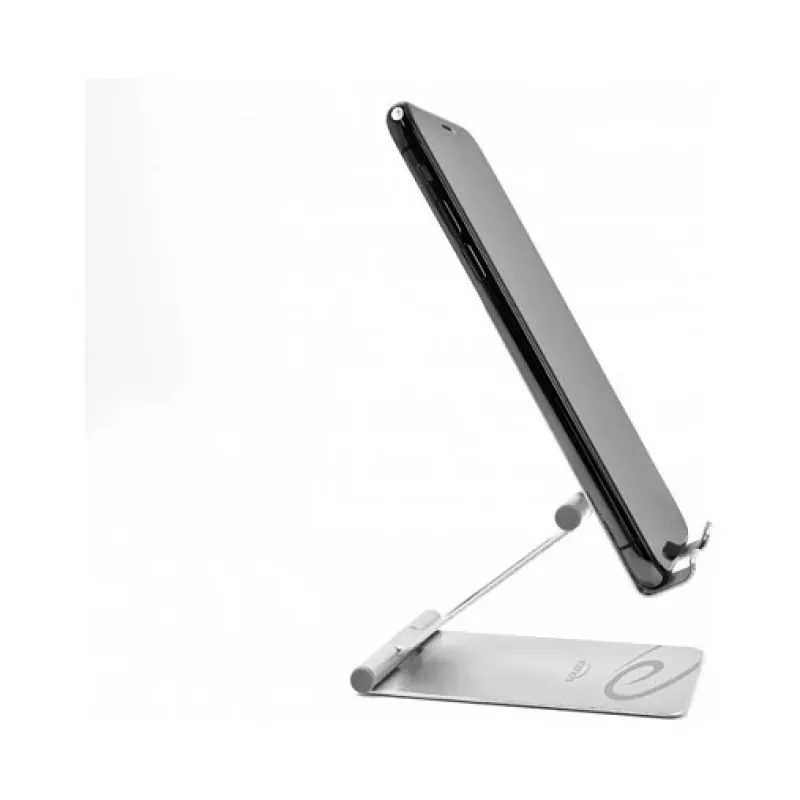 DeLOCK smartphone-standaard verstelbaar aluminium 122 g mobiele telefoon passieve houder binnen