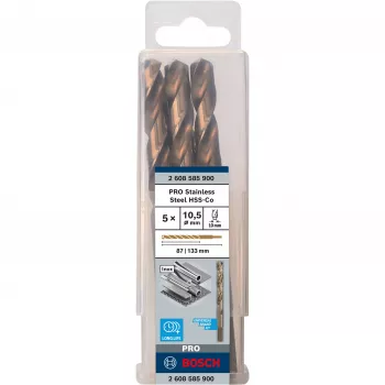 Bosch HSS kobalt spiraalborenset 2608585900 5-delig