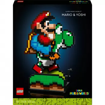 Bouwspeelgoed LEGO Super Mario World Mario & Yoshi Set 71438 — interactieve figuren en bouwbare speelelementen
