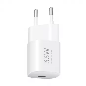 Voeding Xiaomi 33W Nano USB-C EU wandlader – 33 W USB-C-uitgang voor telefoons en tablets