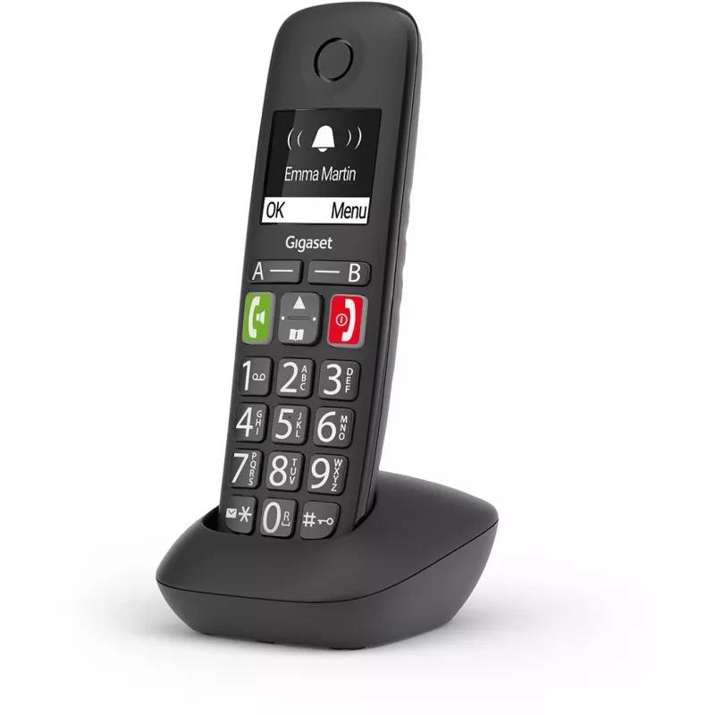 Gigaset Hearing Aid.DECT E290HX extra draadloze handset, zwart