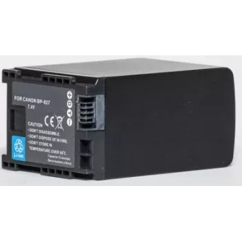 Oplaadbare camera-accu Extra Digital BP-827, Li-ion 3200mAh, compatibel met Canon BP-827
