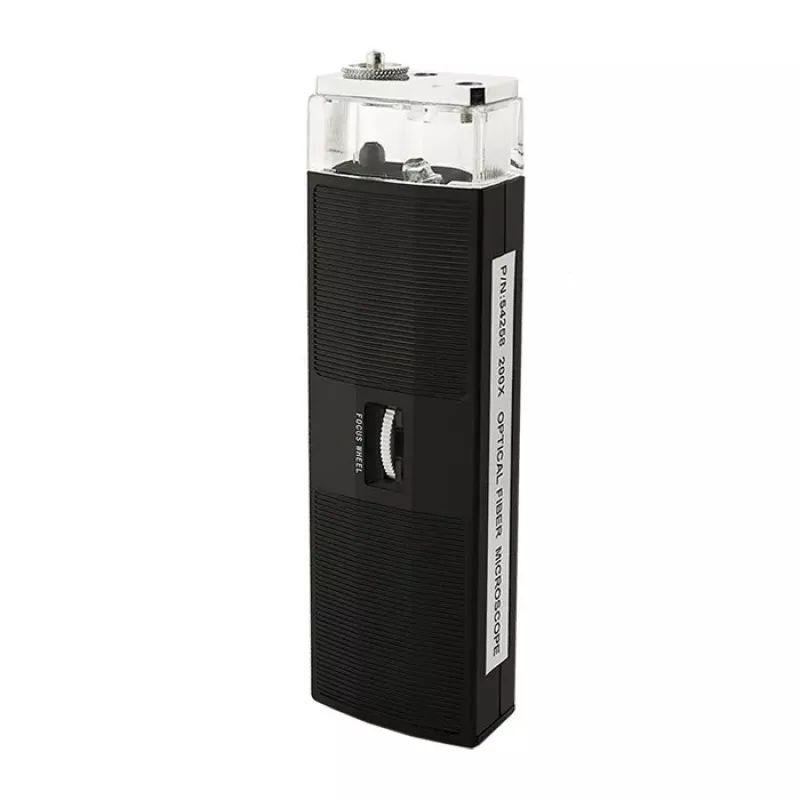Qoltec 54258 handmicroscoop voor glasvezel, 200x vergroting
