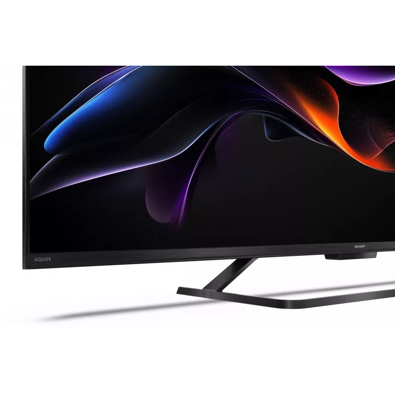 Smart-tv Sharp 55HR7265E 55 inch Google TV, zwart, energie-efficiëntieklasse F