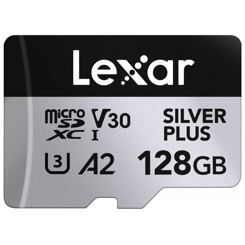 Flashgeheugen Lexar 128 GB UHS-I MicroSDXC Professional SILVER PLUS