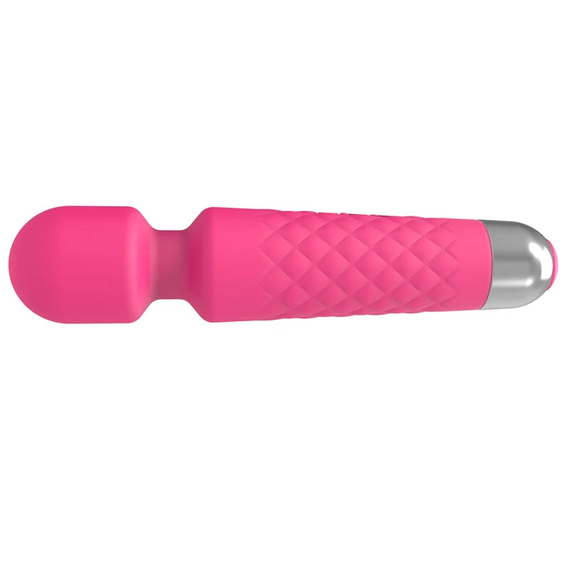 Clitoris-massageapparaat Erolab Wand-M MFN01r rosé roze — compacte massagestaf in toverstafstijl