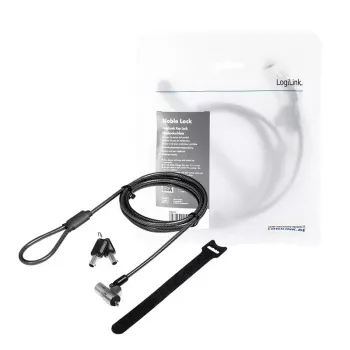 Kabelslot LogiLink NBS012 zwart zilver
