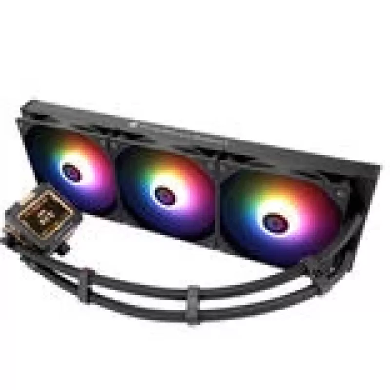 CPU-koeler Thermalright Frozen Warframe 420 zwart ARGB — 140mm ARGB-ventilator, 420mm radiator