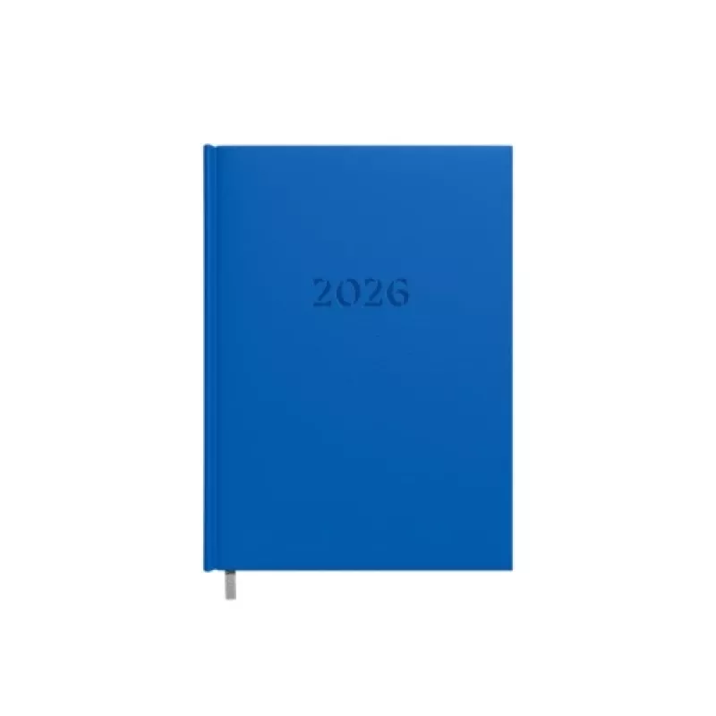 Planningskalender 2026 A5 blauw