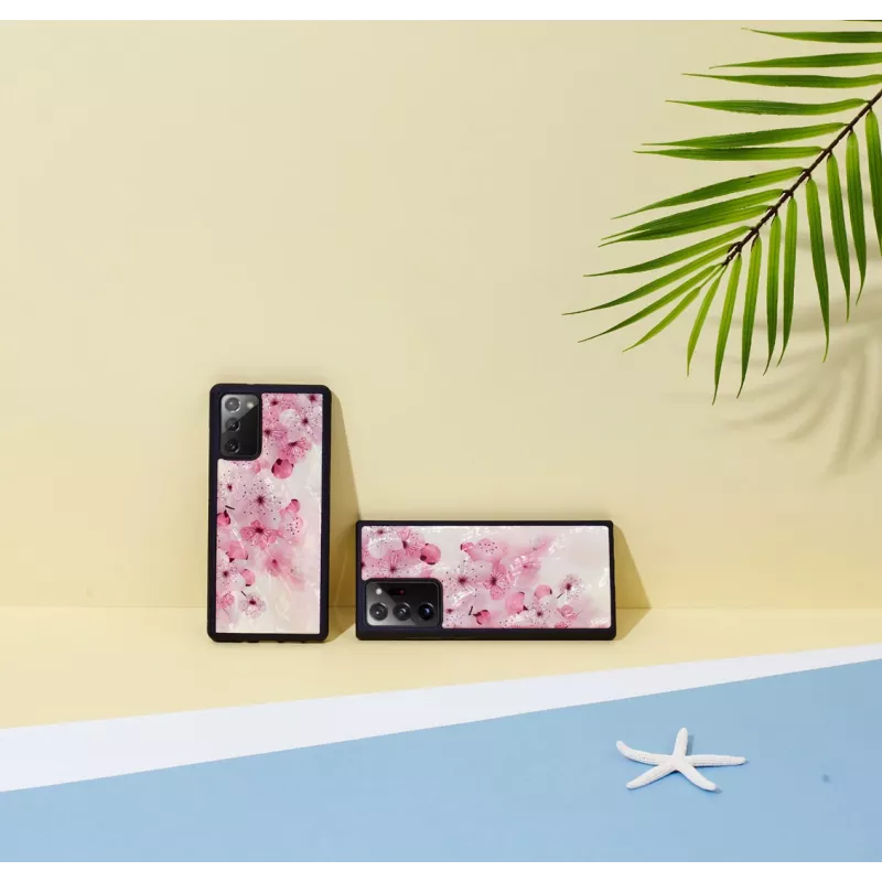 Hoesje iKins voor Samsung Galaxy Note 20 – design Lovely Cherry Blossom