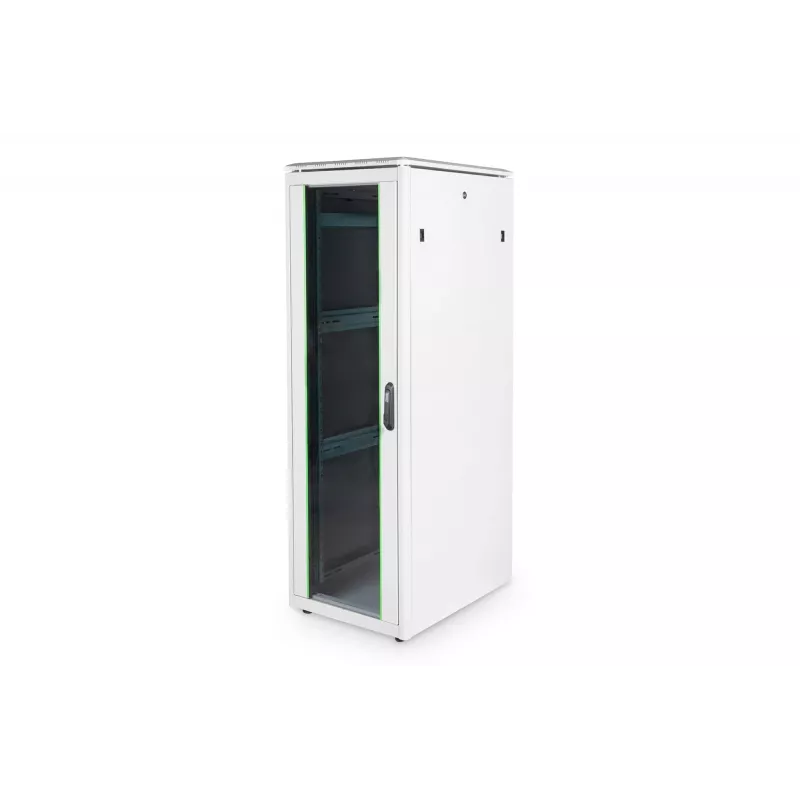 DIGITUS 36HE Unique netwerkkast 600x800mm glazen deur grijs