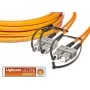 Lightwin hoogwaardige platte duplex LWL-patchkabel, MM OM2, SC - SC LWL-patchkabel (LDP-50 SC-SC 10.0 FD)