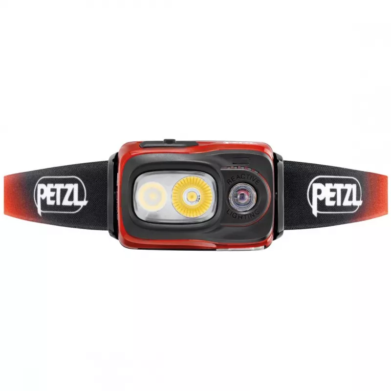 Petzl SWIFT RL zwart, oranje, wit hoofdlamp LED