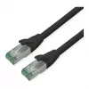 Netwerkkabel ROLINE Recyclingmaterial 21.45.3258 RJ-45 Cat6a 15 m zwart