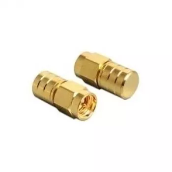 Delock 88712 SMA male afsluitweerstand, DC-kortsluiting, verguld