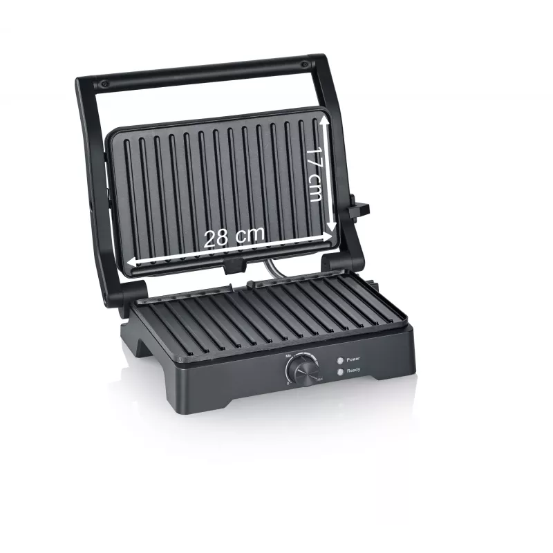 Elektrische multigrill SEVERIN KG 2391 XL met antiaanbaklaag grilloppervlak