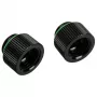 Fitting BitsPower Touchaqua — messing, zwart oppervlak, 10 mm breed