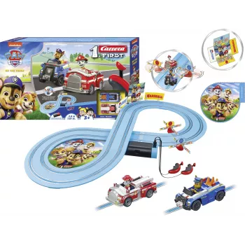 Speelgoedracebanen CARRERA FIRST Paw Patrol On the Track model 20063056 — kinderslotcar-set