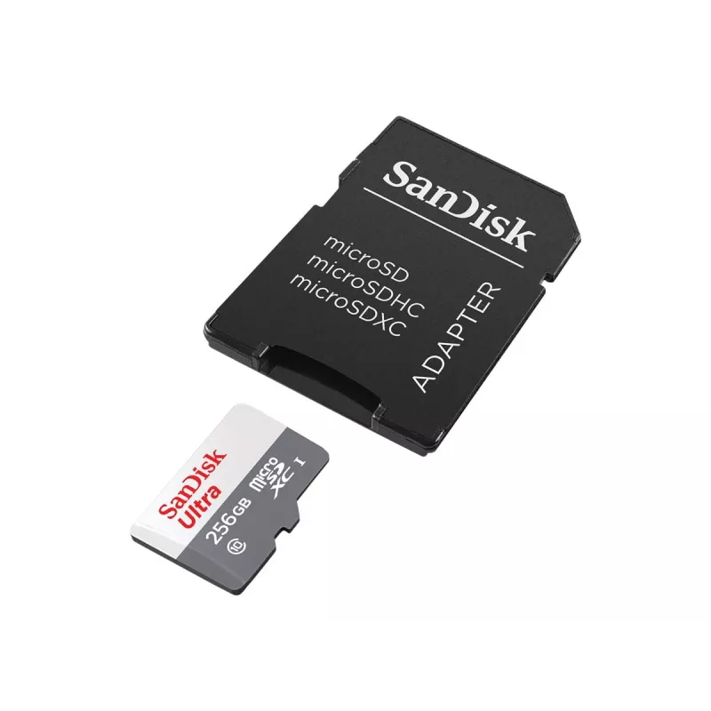 Flashgeheugen SanDisk 256 GB MicroSDXC UHS-I SDSQUNR-256G-GN6TA