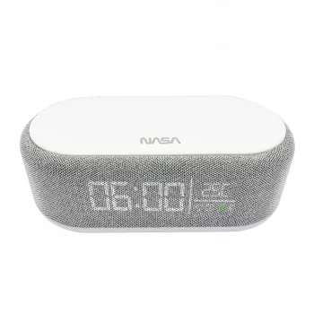 Bluetooth-luidspreker, wekker en draadloze oplader Nasa SPC400