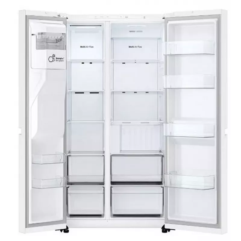 LG GSLC40SWPE side-by-side koelkast vrijstaand 638 L wit