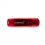 USB-flashdrive Intenso 128 GB USB Type-A 2.0 Rood Transparant