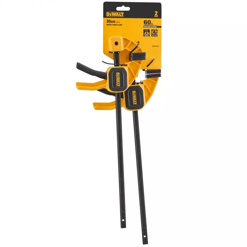 Klem DeWalt DWHT0-83158, 2-pack, metalen werkplaatsklem