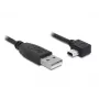 USB-kabel DeLOCK 82684 USB 2.0 5m USB A mini-USB B zwart