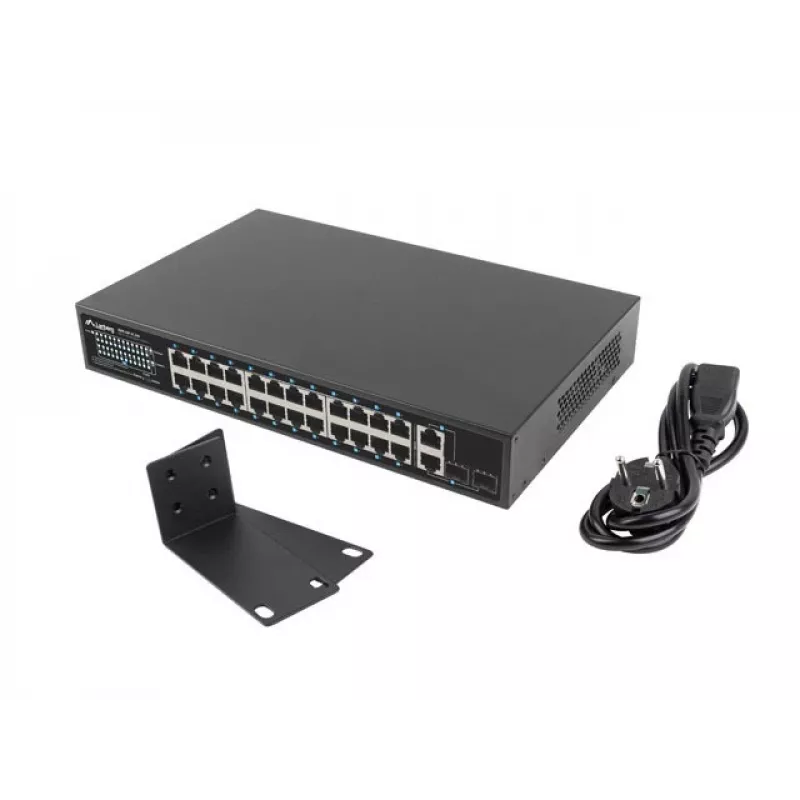 Lanberg RSFE-24P-2C-250 netwerkswitch unmanaged Gigabit Ethernet (10/100/1000)