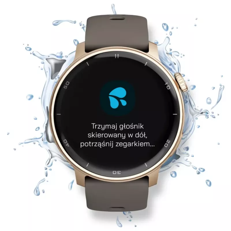 Smartwatch Stelio STSWA101GD Activ GPS 46 mm goud — 46 mm GPS-smartwatch, gouden behuizing