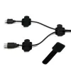 LABEL THE CABLE PRO wand-klittenbandkabelhouder, set met 50 stuks - zwart
