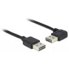 USB-kabel DeLOCK 5m USB 2.0 A m/m 90°