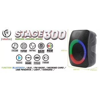 Bluetooth-speaker Rebelt ec STAGE 300