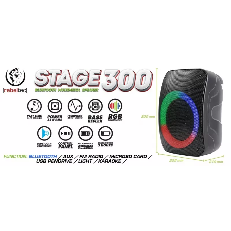 Bluetooth-speaker Rebelt ec STAGE 300