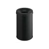 Afvalemmer rond staal zwart Durable 330601