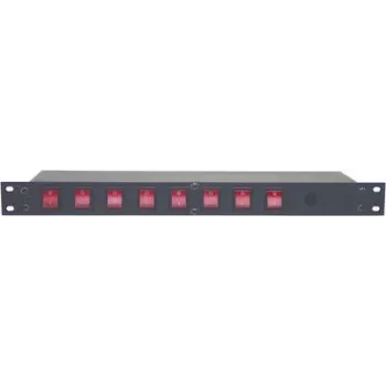 Stroomverdeelpaneel EUROLITE 19 inch 8× IEC C13-uitgangen model 70008277