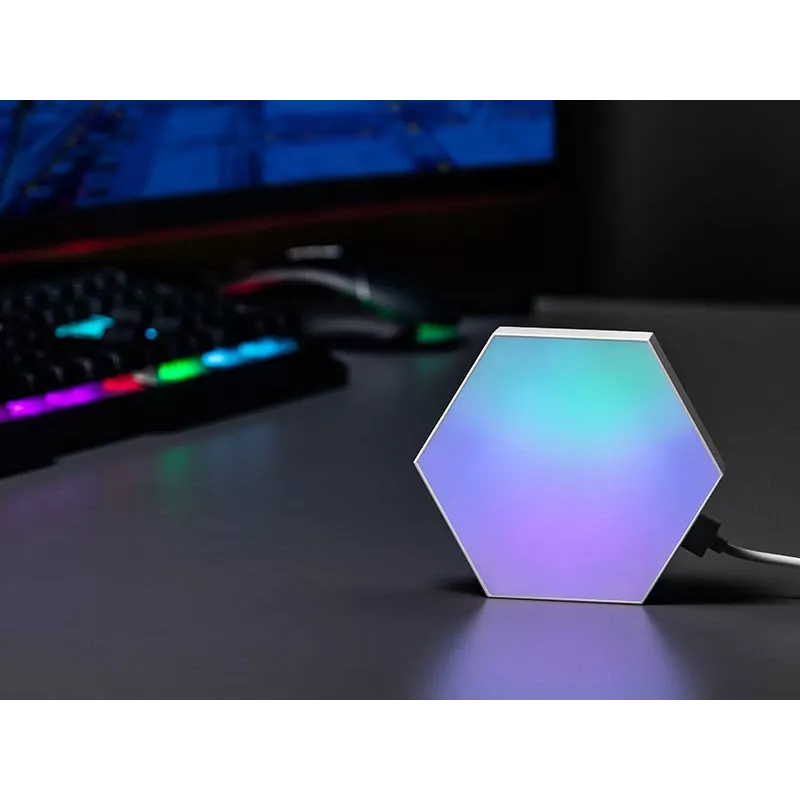 Inbouw RGB LED-paneel TRACER Smart Hexagon Tracer 47256 Ambience TRAOSW47256