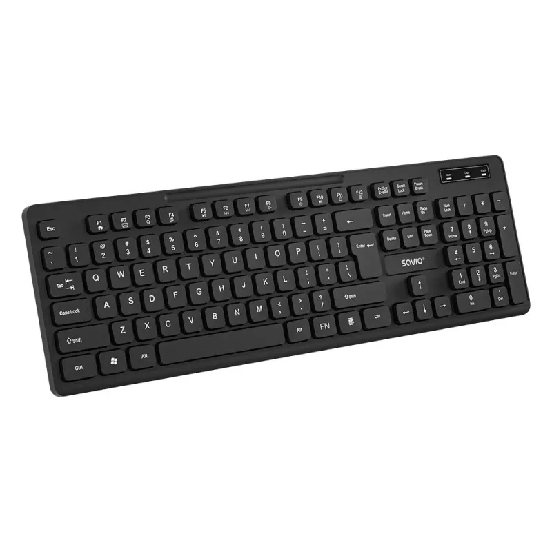 Savio KB-02 toetsenbord home/office USB QWERTY zwart