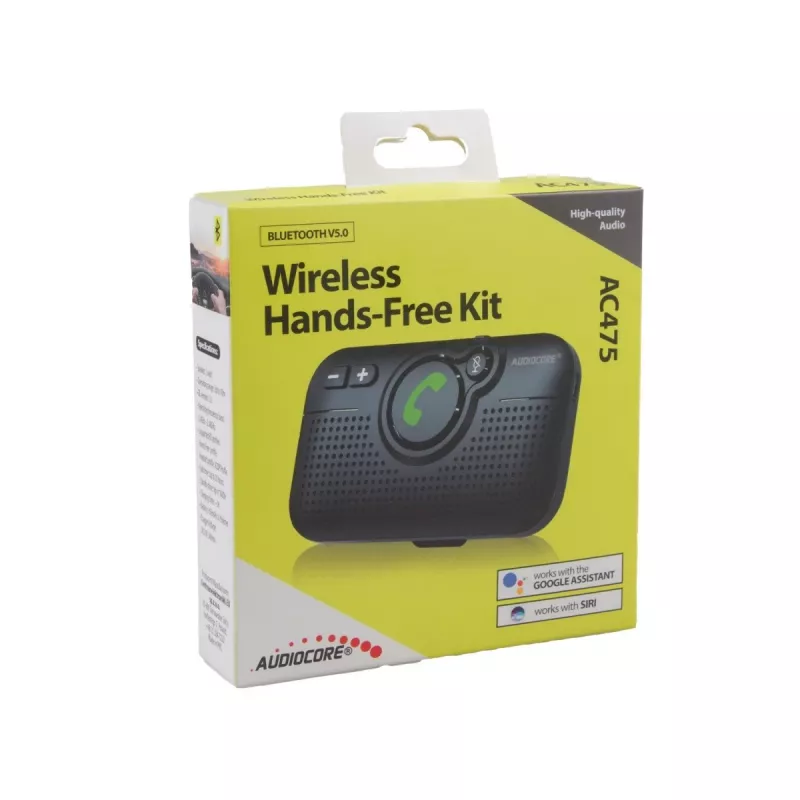 Headset Audiocore auto-carkit BT 5.0 A2DP autostart AC47