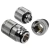 Waterafvoer G1/4 inch buitendraad – BitsPower Touchaqua, 2-pack, zilver
